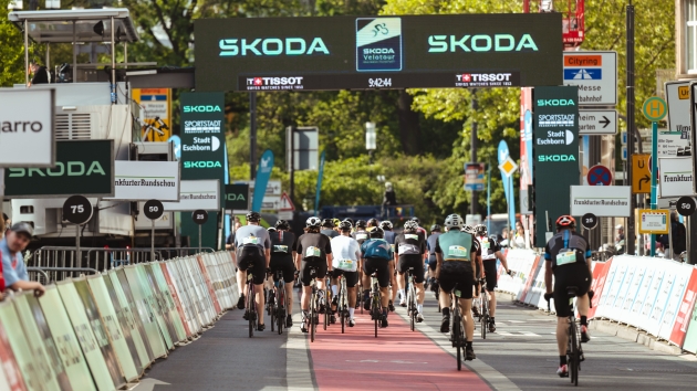 Skoda baut Engagement im Radsport aus - Skoda verlängert seine Partnerschaft mit Eschborn–Frankfurt und der Lidl Deutschland Tour bis 2028. Foto 2024 - Quelle: Marcel Hilger/Skoda